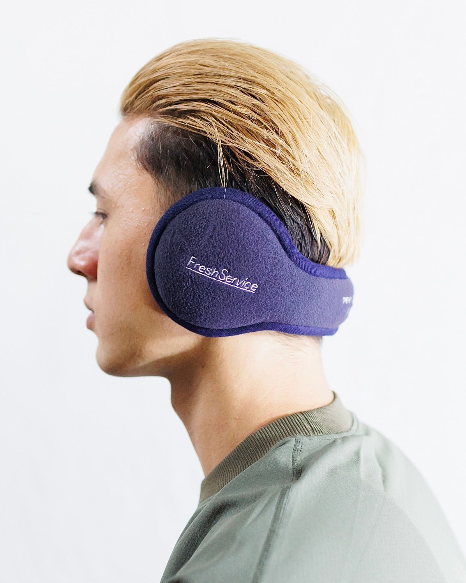 フレッシュサービス SYNTHETIC FLEECE EARMUFFS(FSP243-90204)NAVY