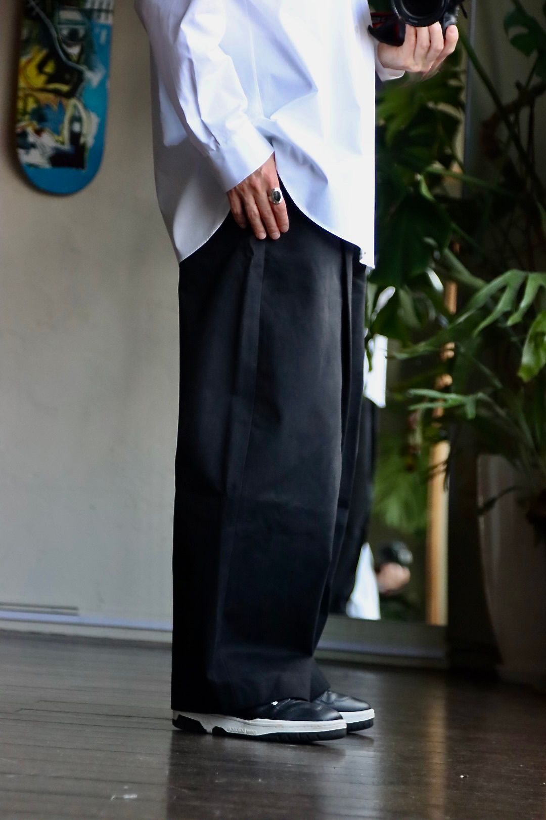 ATON 23SS SUVIN BROAD STANDARD SHIRTスタイル