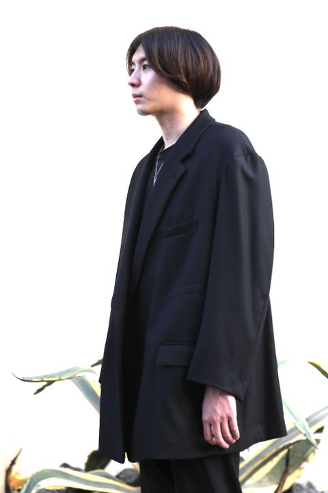 YOKE新作WOOL FLANNEL 11XL JACKET COATスタイル.2020.10.2.