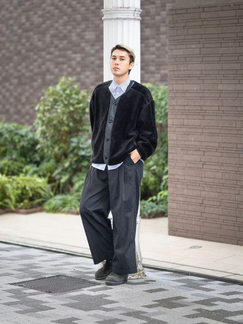 Graphpaper Wool Boa Liner Blouson MARK Style