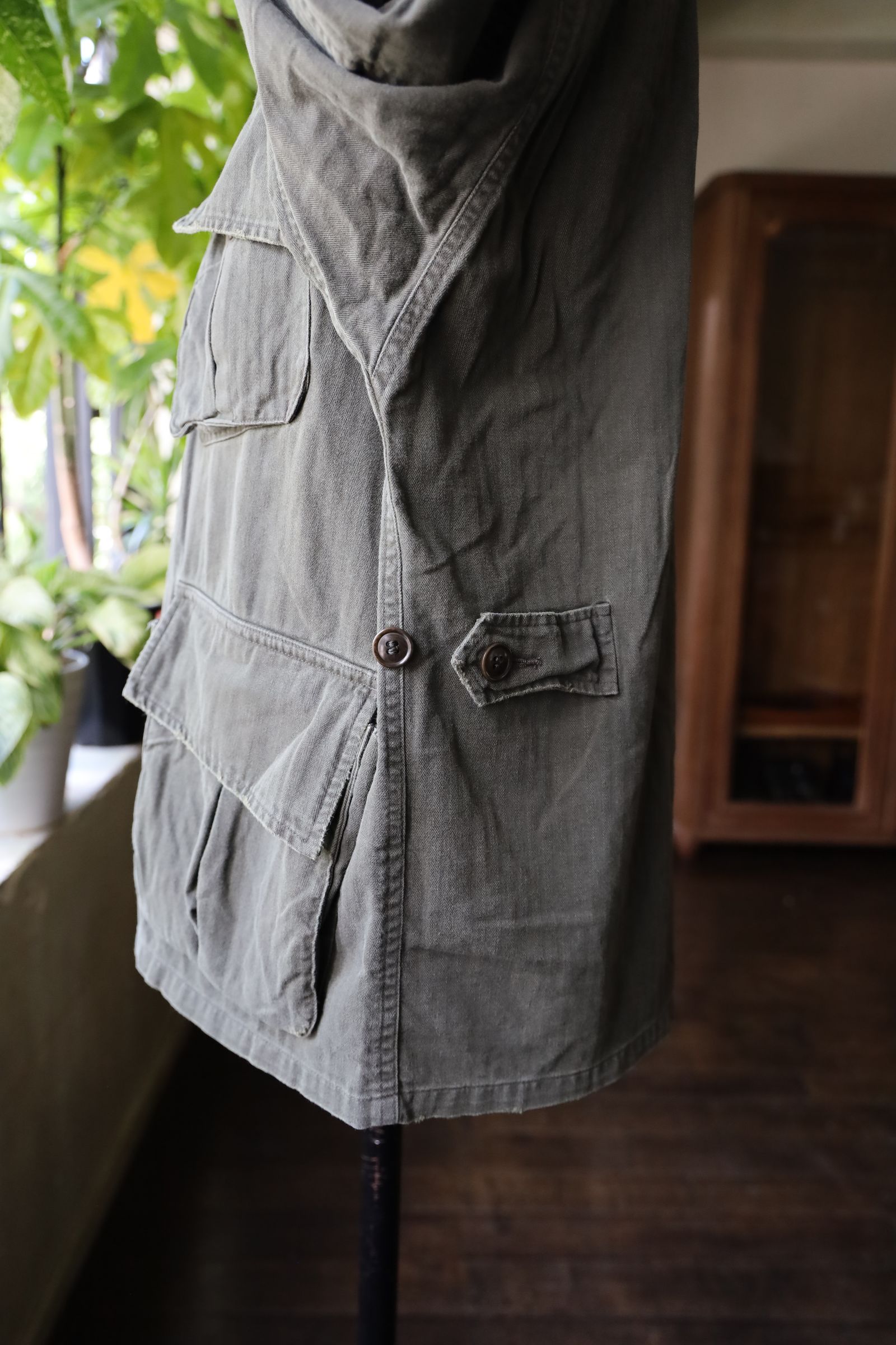 アプレッセ 2025 STYLE2  ジャケット Vintage US Army Jungle Fatigue Jacket(25AAP-01-57)OLIVE☆7月26日(土)発売！