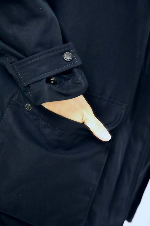 COMME des GARCONS HOMME 26SS 綿麻強撚サージステンカラーコートスタイル