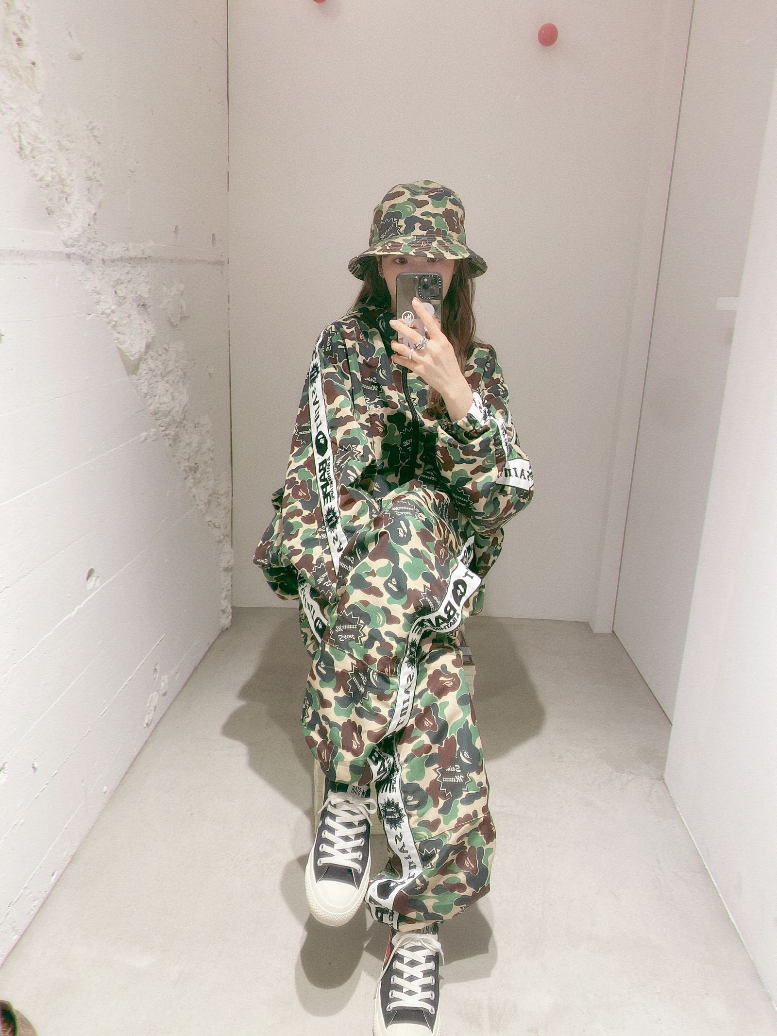 セントマイケル 新作BAPE JACKET&BAPE PANTS style.2024.4.27