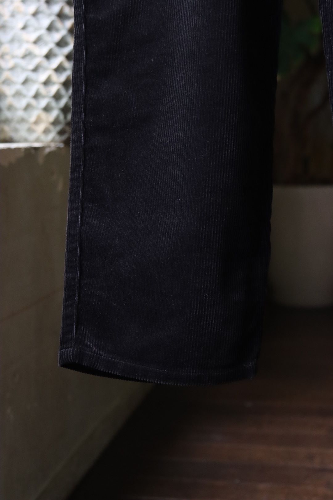 セダンオールパーパス23FW OVAL LOGO CORDUROY PANT(SD23F-PT06)BLACK
