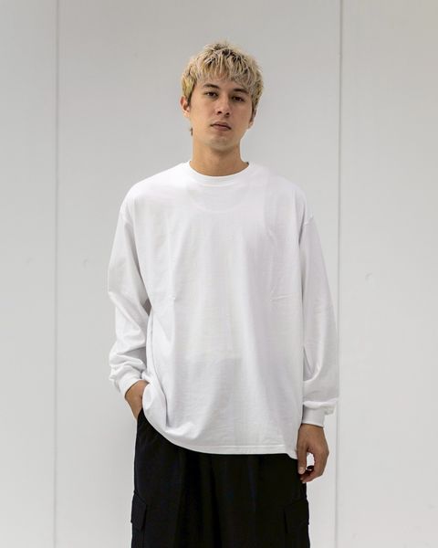 グラフペーパー  L/S Oversized Tee(GU254-70003B)WHITE☆11月1日(土)発売!