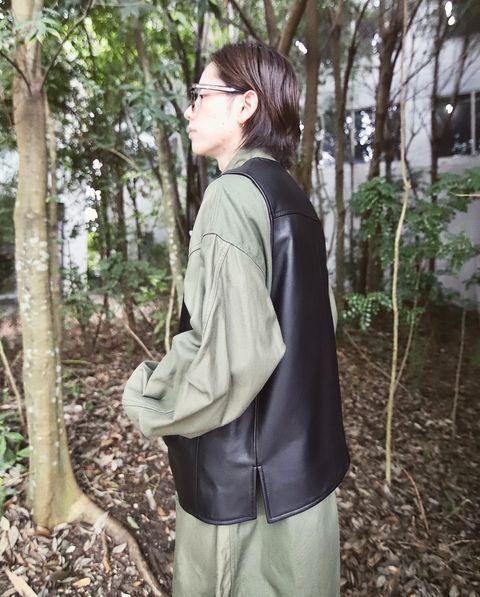 TapWater タップウォーター 23AW Sheep Leather Vestスタイル