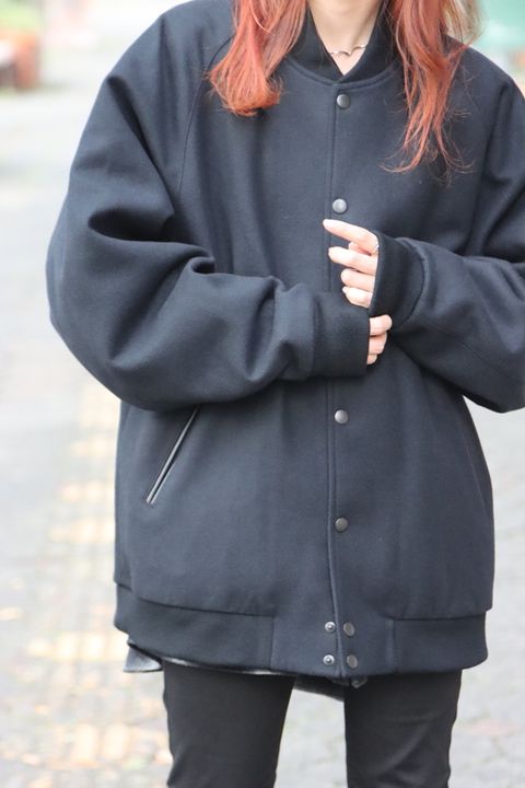 ATON 22FW 新作LETTERMAN JACKET style.2022.9.29