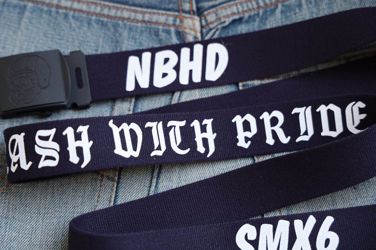 【国内買付】SAINT Mxxxxxx NEIGHBORHOOD セントマイケル ベルト SAINT M×××××× (セントマイケル) × NEIGHBORHOOD / STHD . GI