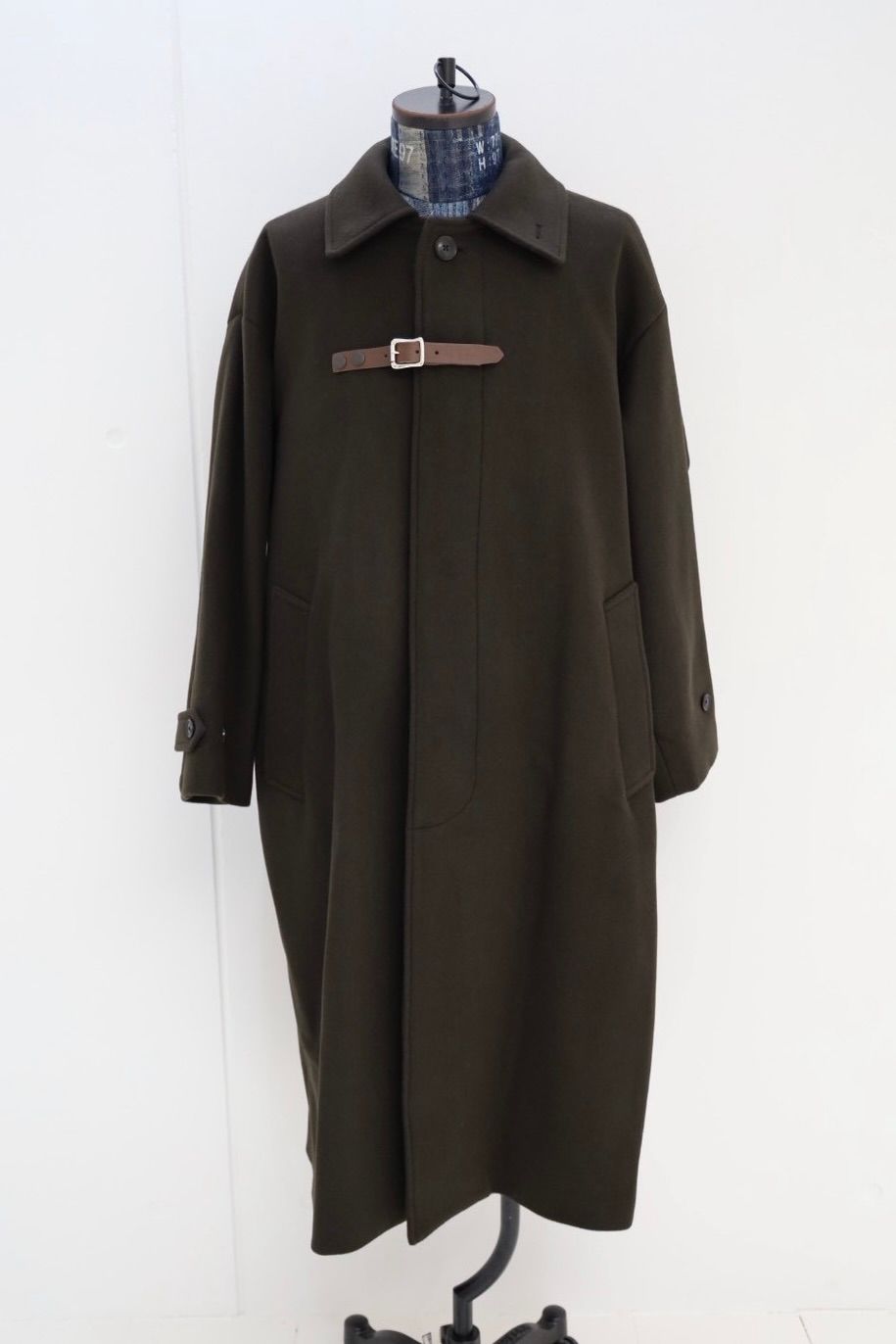 ヨーク 25FW Melton Big Balmaccan Coat(YK25FW01033C)BROWN☆10月11日(土)新作発売！