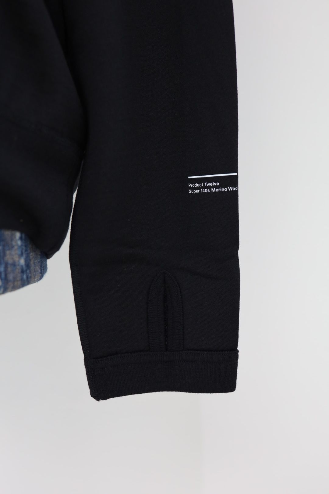 プロダクトトゥエルブ SS26 Super 140’s Melino Wool Zip Up Parka (26SS-PCS01)BLACK