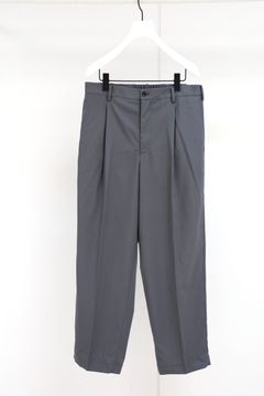 グラフペーパー 26AW Wooly Cotton Twill Wide Tapered Slacks(GM263-40047B)C.GRAY☆8月1日(土)発売！