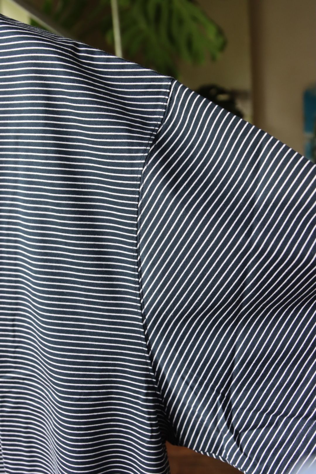 イズネス23SSバルーンTシャツ BALLOON  T-SHIRT(31SSSH05-1)NAVY×WHITE BORDER