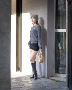 PLAY COMME des GARCONS  ROUND NECK CARDIGAN style.2025.12.13