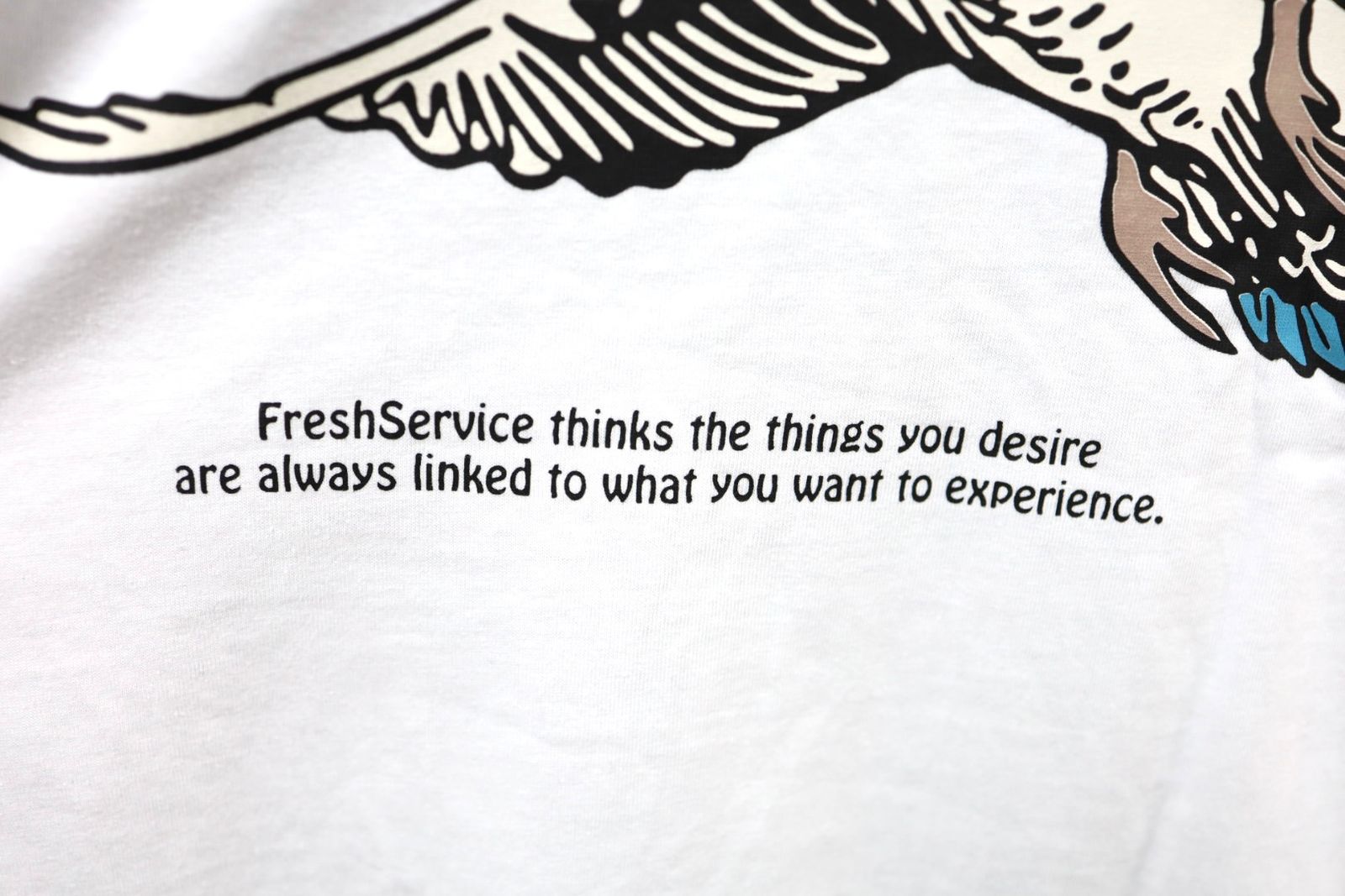 フレッシュサービス CORPORATE PRINTED S/S TEE "BIRD"(FSC263-70139)WHITE☆7月25日(土)新作発売！