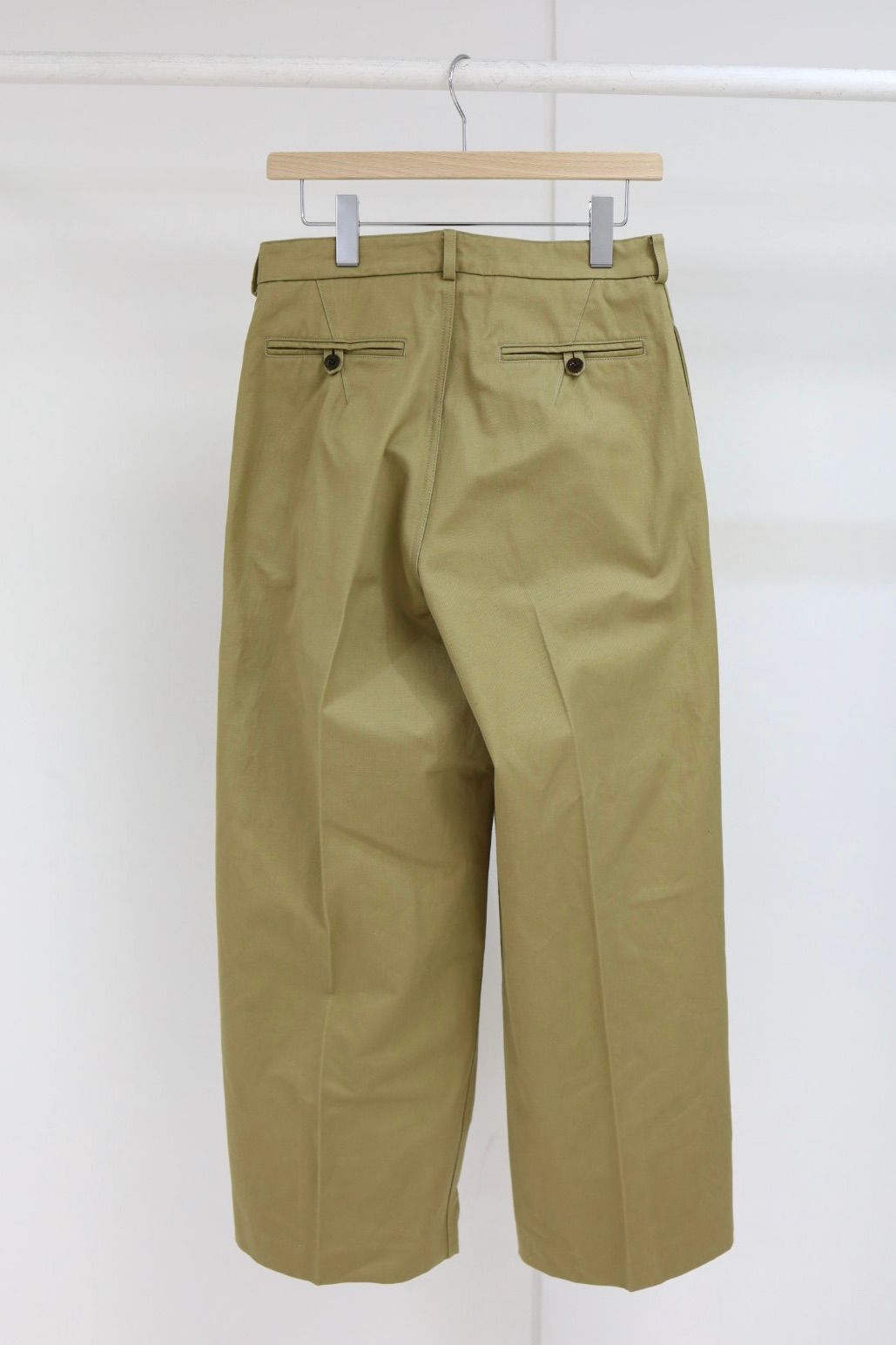 blurhms ROOTSTOCK ブラームスルーツストック 26SS 52 Wide Chino Pants (bROOTS26S7)Beige