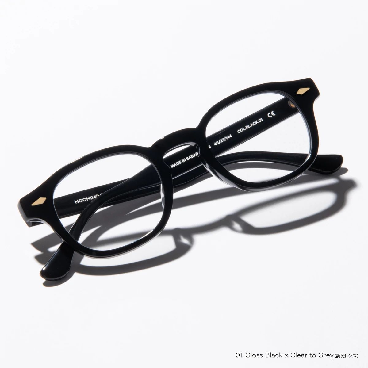 NOCHINO OPTICAL - ノチノオプティカル NOCHINO-N1 #1.GLOSS BLACK