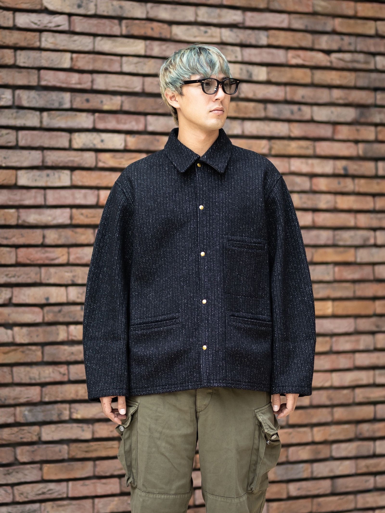 A.PRESSE Cashmere Beach Cloth Jacket MARK STYLE