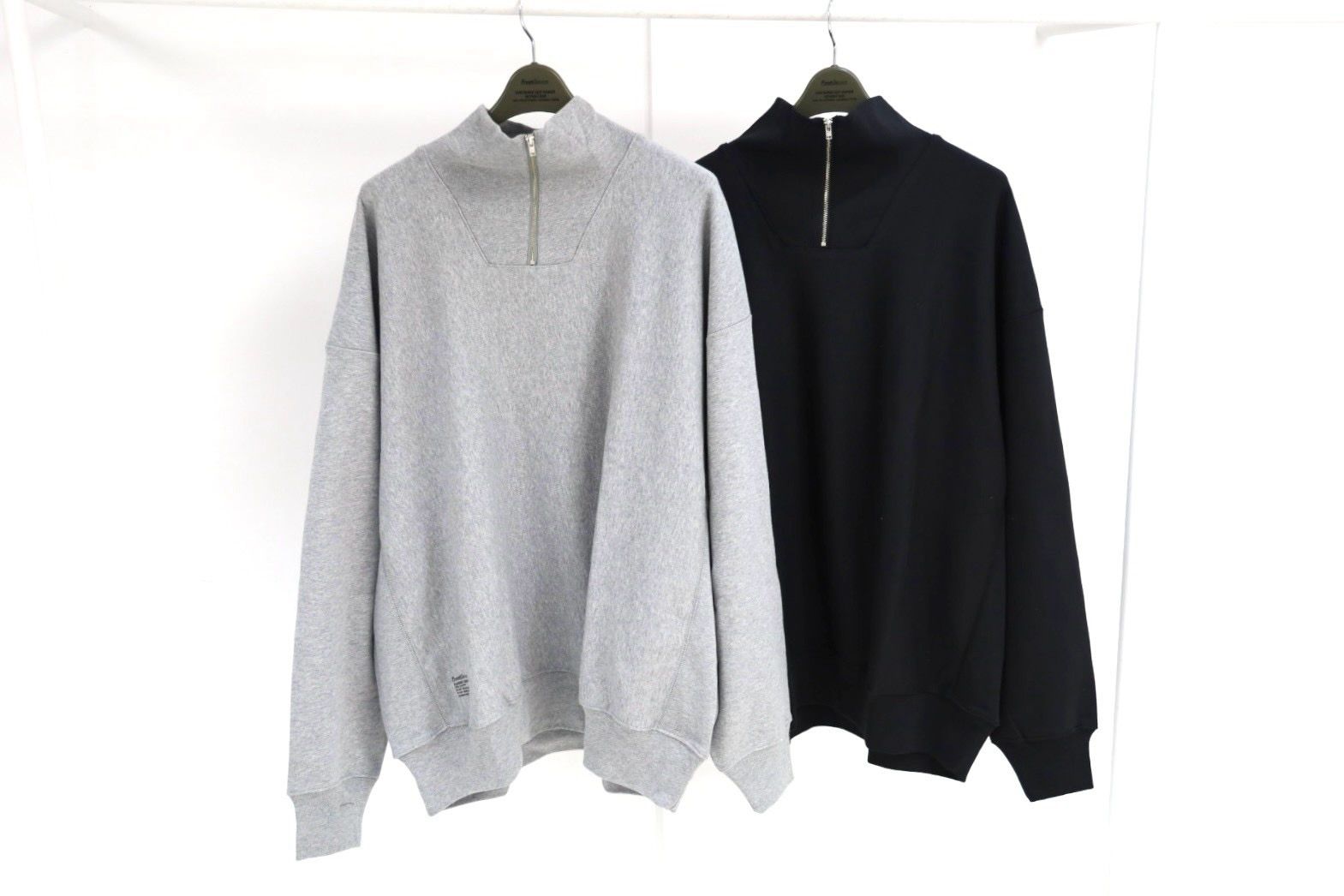 フレッシュサービス 26AW CLASSIC TERRY SWEAT HALF ZIP(FSC263-70013)BLACK☆9月5日(土)新作発売！