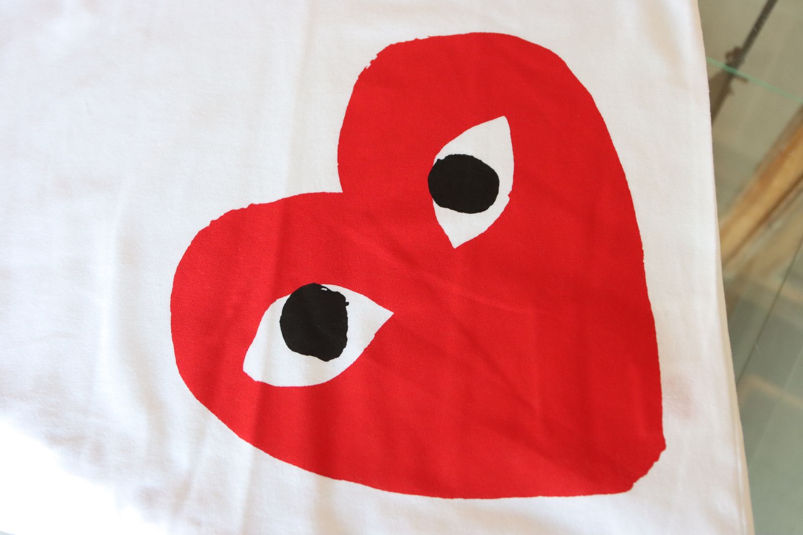 プレイコムデギャルソン オーバーサイズロゴTシャツ (RED)☆6月27日(金)発売！