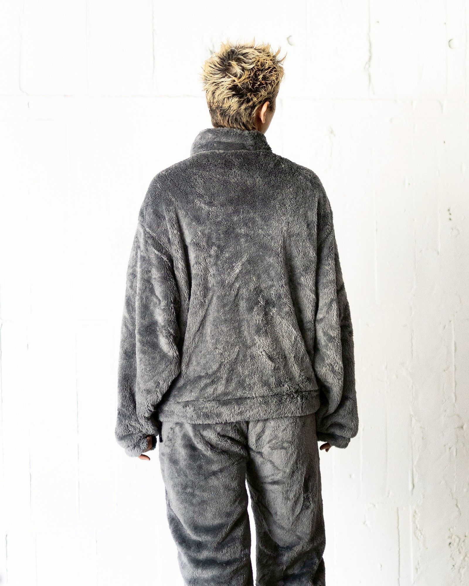 doublet 25AW GLOWINTHEDARK SKELTON FLEECEJACKET (25AW32BL232) GREY
