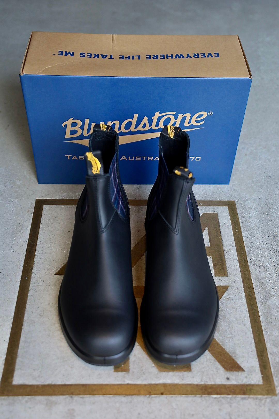 コムデギャルソンオム25FW BLUNDSTONEサイドゴアブーツ(HP-K103-001)BLACK☆新作発売！