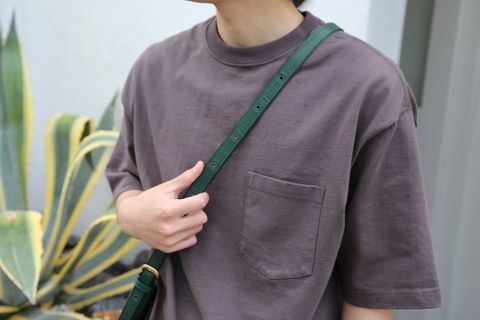 CIOTA スビンコットン10/-度詰め 吊り天竺ポケット付き半袖Tシャツ(CSLM-106M) style. 2021.04.25.