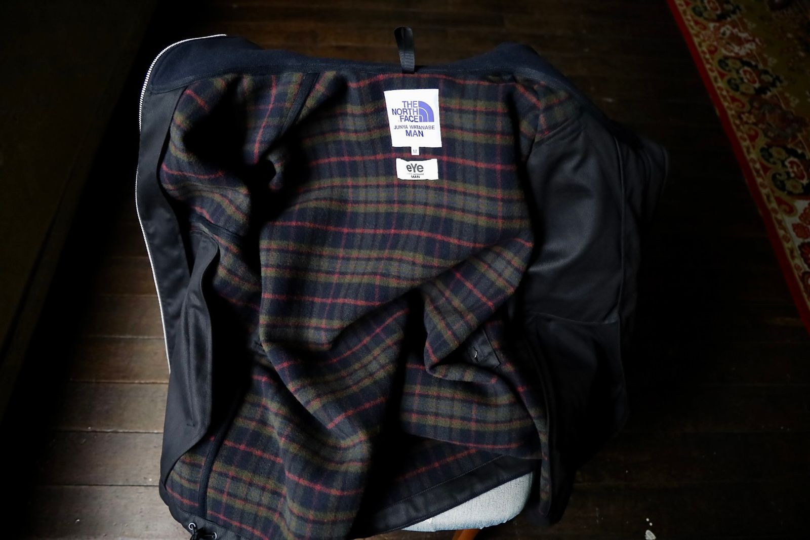 アイジュンヤワタナベマン THE NORTH FACE  ウールメルトンジャケット(WN-J917-100)NAVY