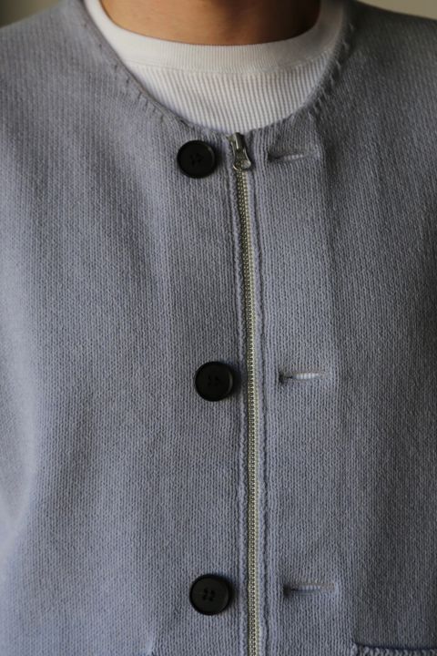 MATSUFUJI Modified Farmers Knit Vest style.2021.1.16.