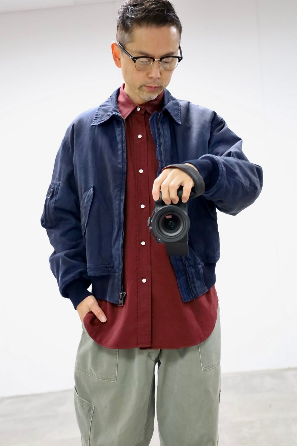 アプレッセ 2026 STYLE1 Vintage Silk CWU-45 Flight Jacket(26SAP-01-21) NAVY☆1月10日(土)発売！