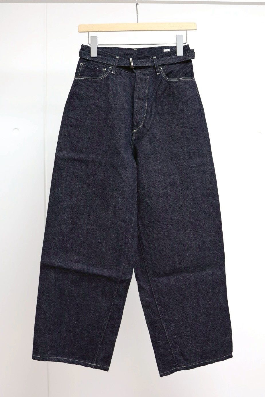 blurhms Women's 26SS 12.9oz Denim Bias Belted Pants(BHS26S012)Indigo☆新作発売！