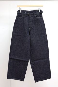 blurhms Women's 26SS 12.9oz Denim Bias Belted Pants(BHS26S012)Indigo☆新作発売！