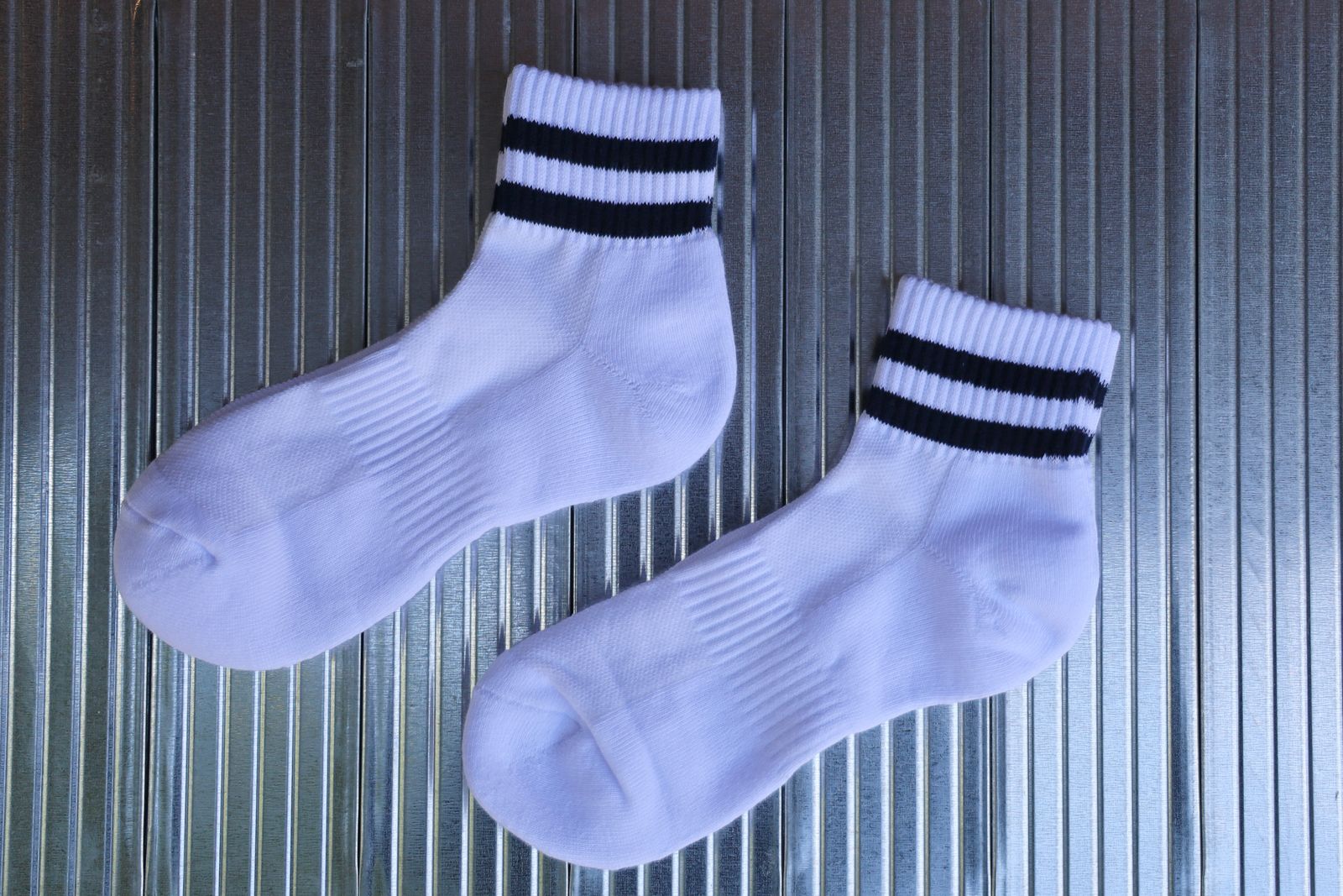 フレッシュサービスソックス 2-PACK LINE SHORT SOCKS (NAVY)☆再入荷！