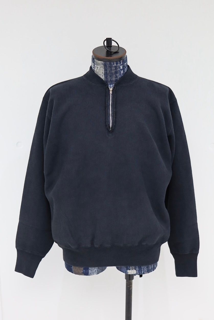 アプレッセ 2026 STYLE1 Vintage Half Zip Rib Collar Sweatshirt(26SAP-05-11)BLACK☆12月13日(土)発売！