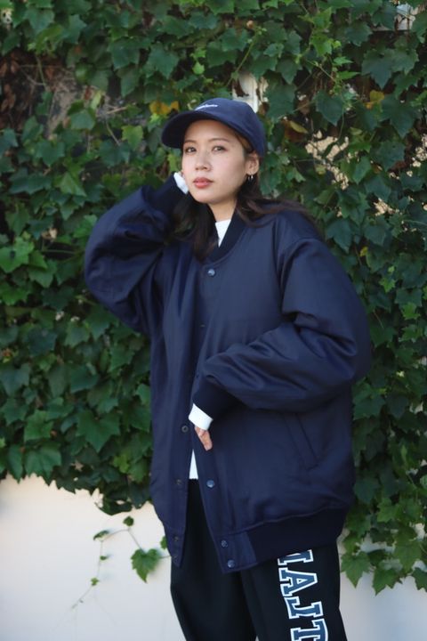 UNIVERSAL PRODUCTS 22AW新作CANONICO WOOL GABARDINE QUIL TING BOMBER BLOUSON style.2022.9.24