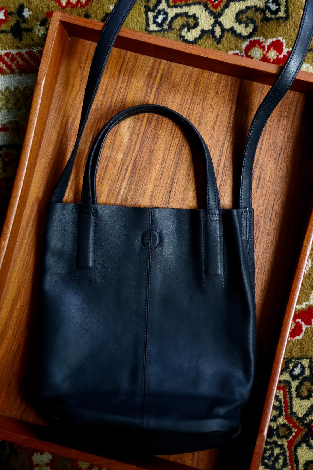Morphee / モルフェ バッグ 2WAY SMALL TOTE（LONG）BLACK☆8月27日(木)再入荷！