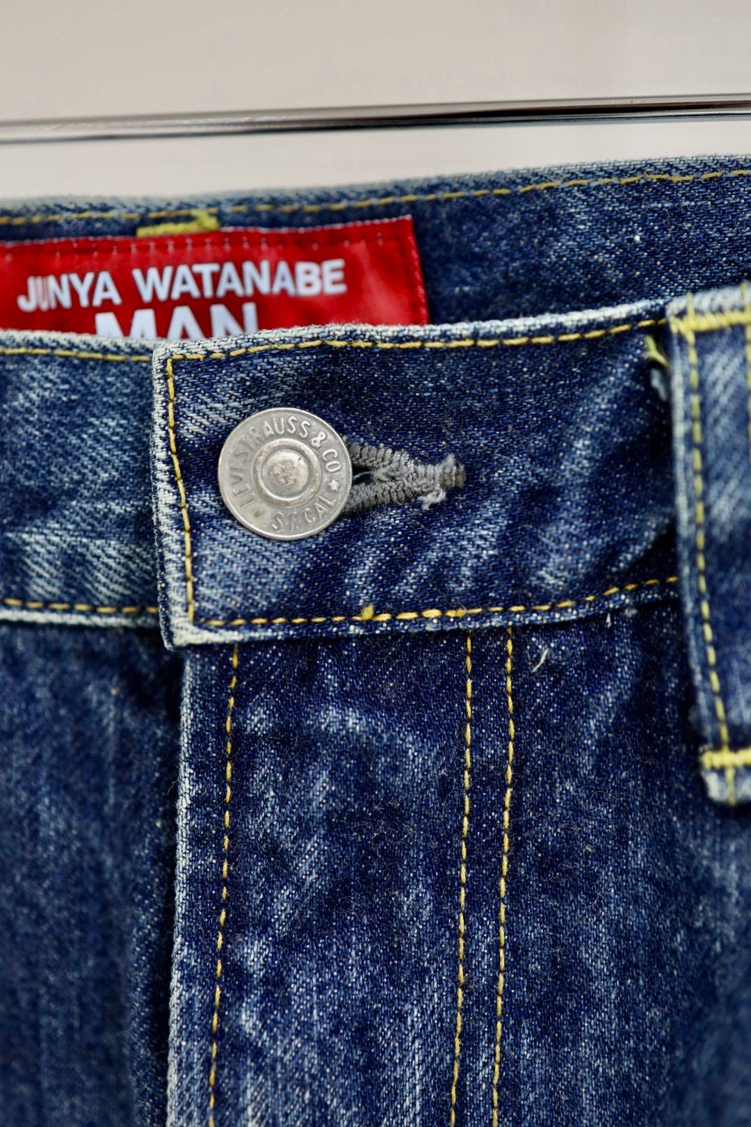 アイジュンヤワタナベマン 25AW リーバイスWネーム 綿デニム製品加工デニムパンツ(WP-P218-051)☆11月1日(土)発売!