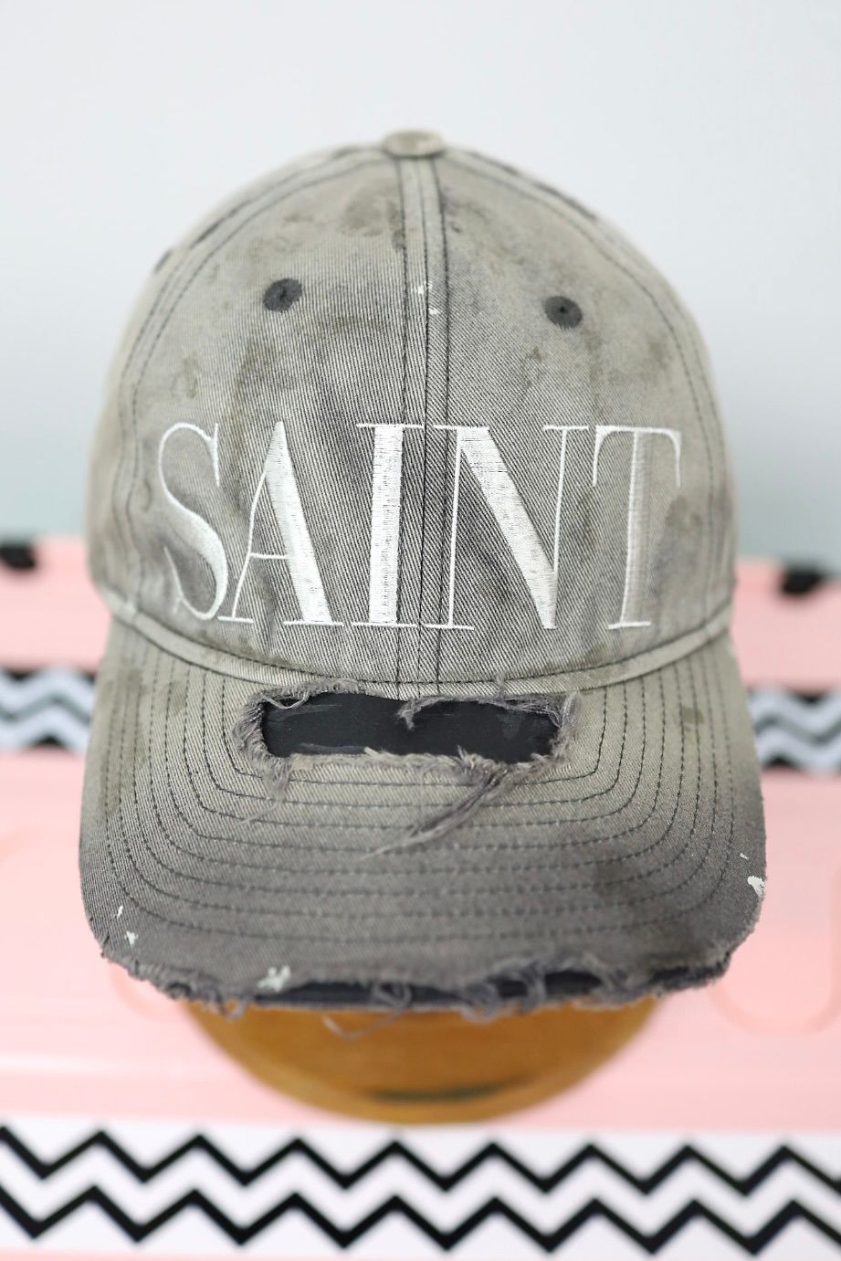 セントマイケル 26SS SAINT_CAP(SM-MK8-0000-082)CHARCOAL☆4月29日(水)新作発売！