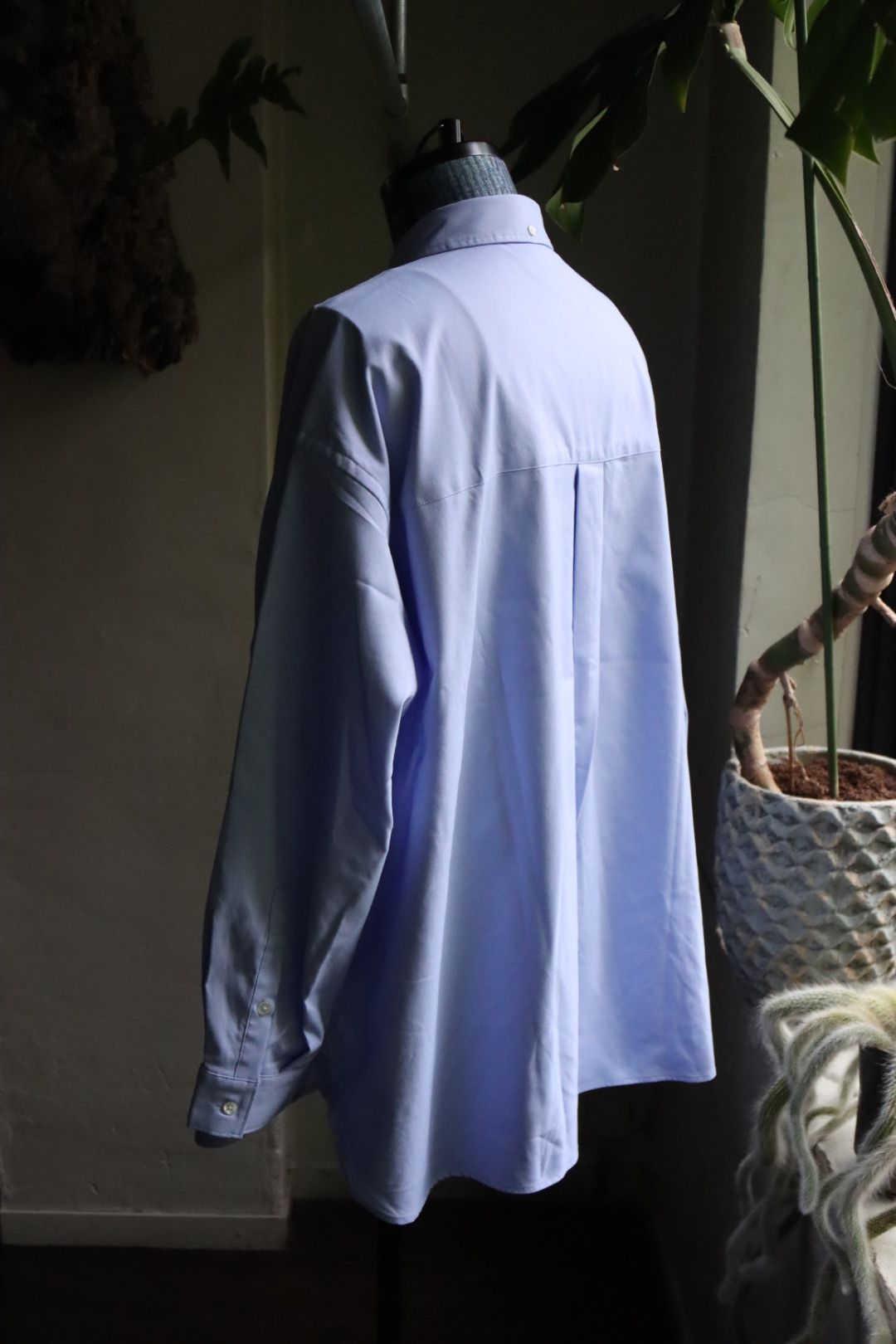 フレッシュサービス DRY OXFORD CORPORATE L/S B.D.SHIRT(BLUE)
