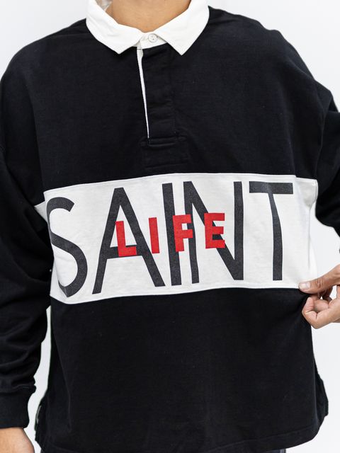 SAINT Mxxxxxx SAINT LIFE_LS POLO SHIRT☆9月19日(土)新作発売！