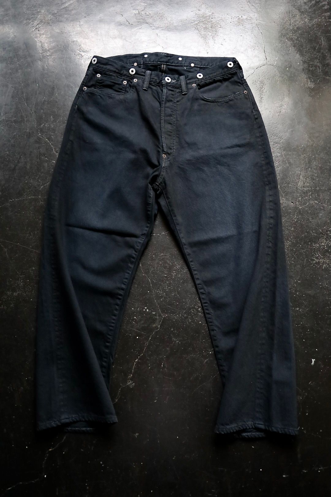 アプレッセ 2025 STYLE2 No.22 Washed Wide Denim Pants(25AAP-04-05)CUSTOM