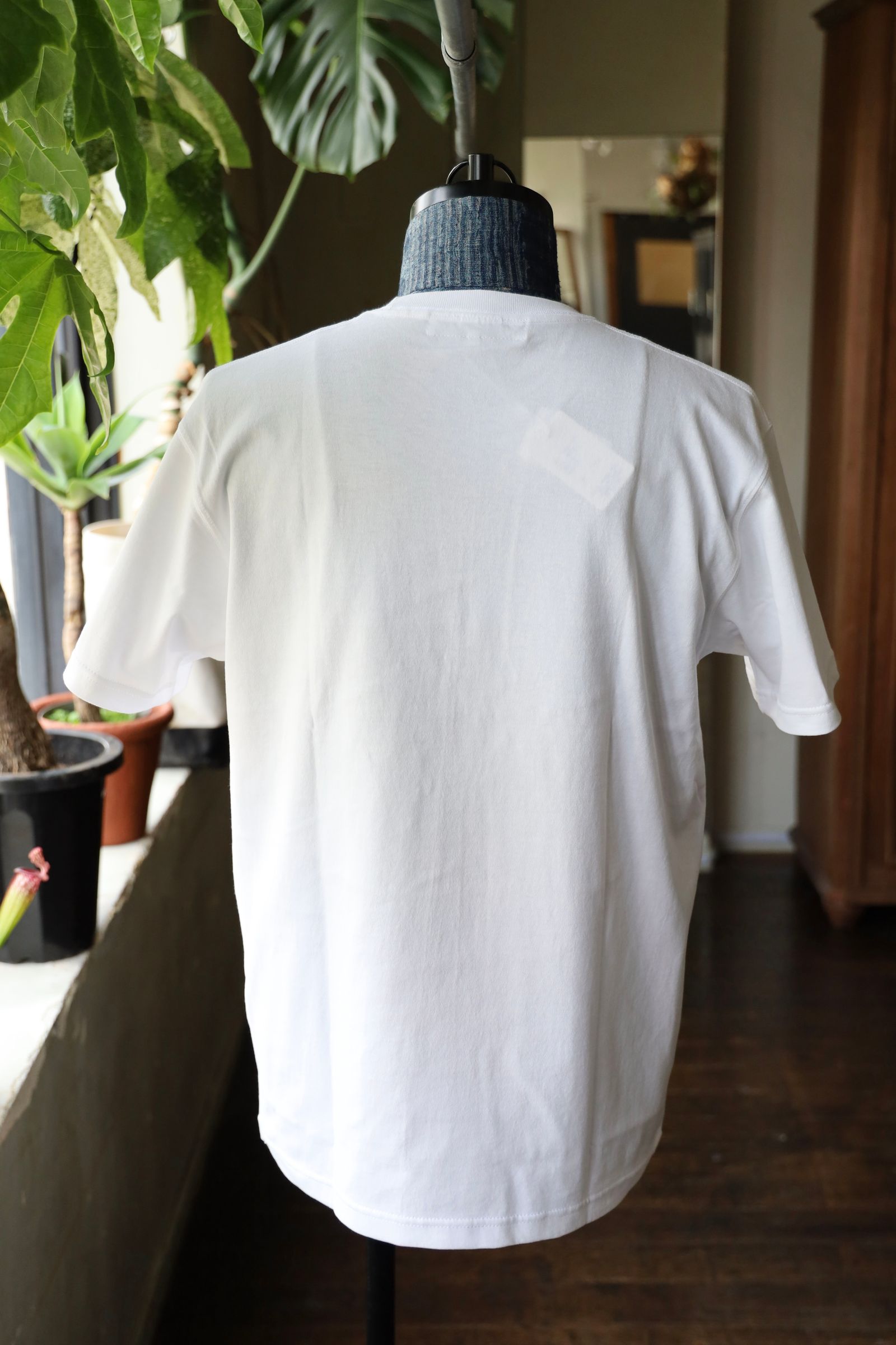 ファンダメンタル Tシャツ BORO POCKET TEE(FA25/TE12)WHITE