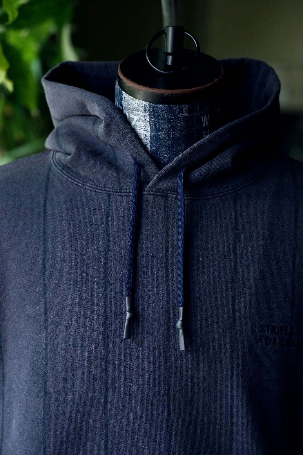 S.F.C 25FW エスエフシー STRIPE HOODY(DISCHARGED)(SFCFW25CS04)Navy☆9月20日(土)発売！
