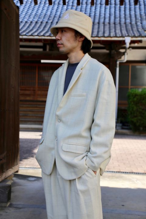 Dulcamaraリフレクターツイードセットアップ"off White"Style.2020.10.27.