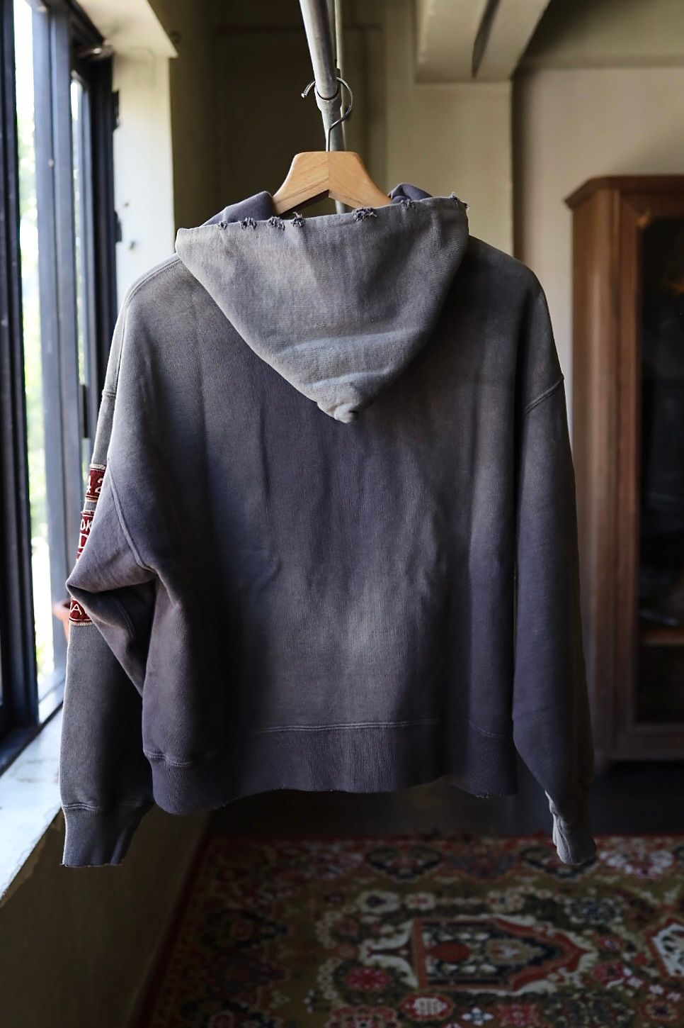 BOW WOW 25FWバウワウ  BASEBALL CHAMPION ZIP HOODIE AGED(BW252-BCZH) AGED BROWN★10月25日(土)発売!