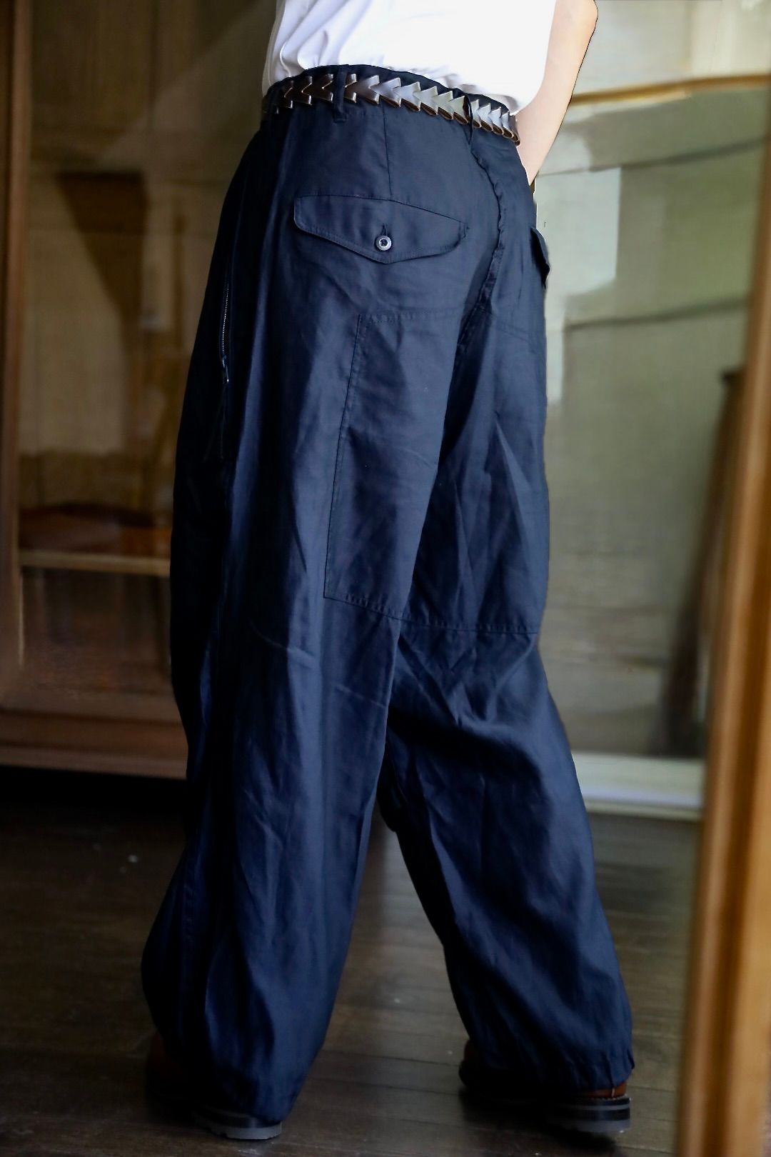 Gurankファティーグジャケット"NAVY"スタイル