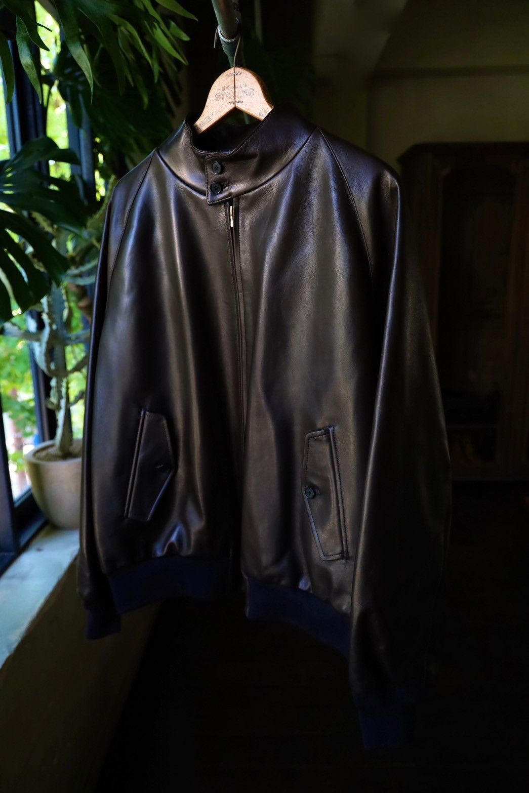 アプレッセ Leather Harrington Jacket(24AAP-01-41H)BROWN☆9月21日(土)発売！