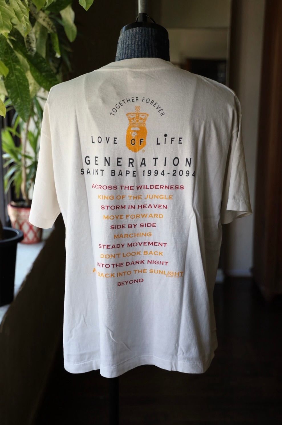セントマイケル Tシャツ GENERATION BAPE_SS TEE(SM-HR1-0000-C36)WHITE★8月23日(土)発売！