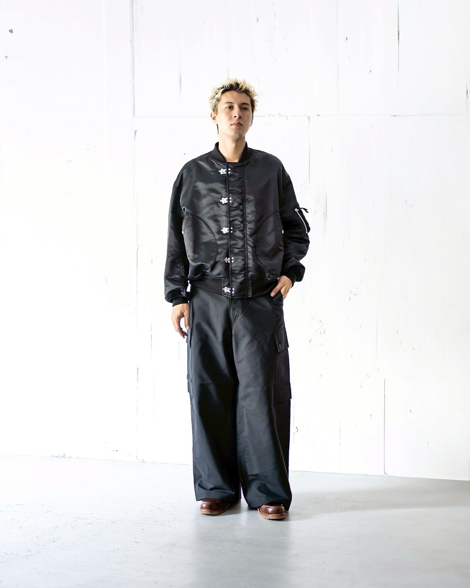 04aw COMME des GARCONS HOMME ブルゾン ブラウン COMME des GARCONS HOMME(コムデギャルソンオム) 04AW Wool