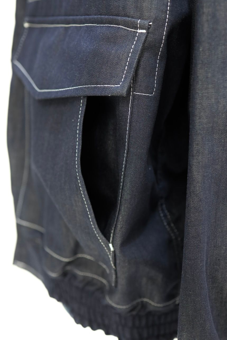 コムデギャルソンオム26SS 綿ライトオンスデニムジャケット(HQ-J010-051)BLACK☆2月6日(金)発売！