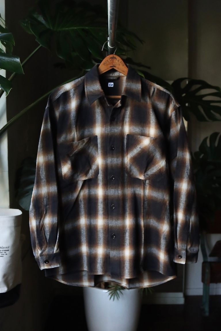 Ets.MATERIAUX - ETS.MATERIAUX / マテリオ22AW Ombre Check Flannel 